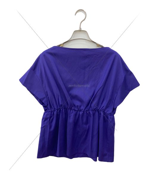 UNITED ARROWS（ユナイテッドアローズ）UNITED ARROWS (ユナイテッドアローズ) ツイル ダブルギャザー プルオーバー パープル サイズ:SIZE36の古着・服飾アイテム