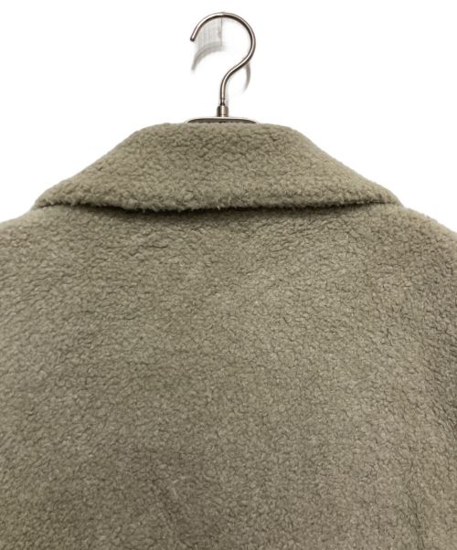 URU（ウル）URU (ウル) ACRYLIC WOOL BOA VEST グレー サイズ:SIZE2の古着・服飾アイテム