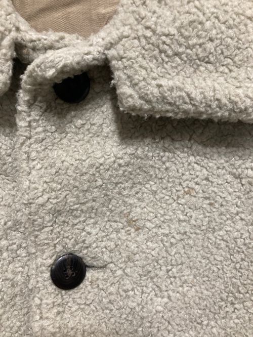 URU（ウル）URU (ウル) ACRYLIC WOOL BOA VEST グレー サイズ:SIZE2の古着・服飾アイテム