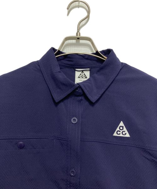 NIKE ACG（ナイキエーシージー）NIKE ACG (ナイキエージーシー) DF DEV TRAIL UV L/S TOP パープル サイズ:Ⅿの古着・服飾アイテム