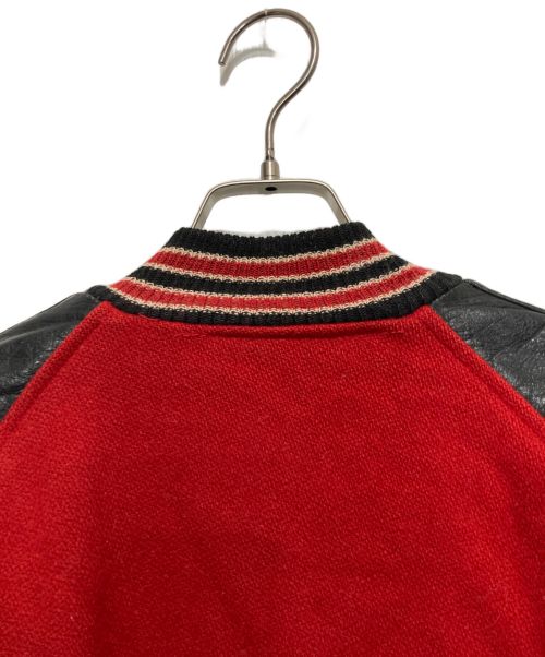 不明（フメイ）不明 (不明) 80’s TROPHY JACKETS レッド×ブラック サイズ:SIZE40の古着・服飾アイテム