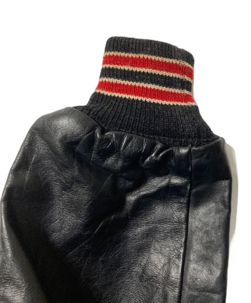 不明（フメイ）不明 (不明) 80’s TROPHY JACKETS レッド×ブラック サイズ:SIZE40の古着・服飾アイテム