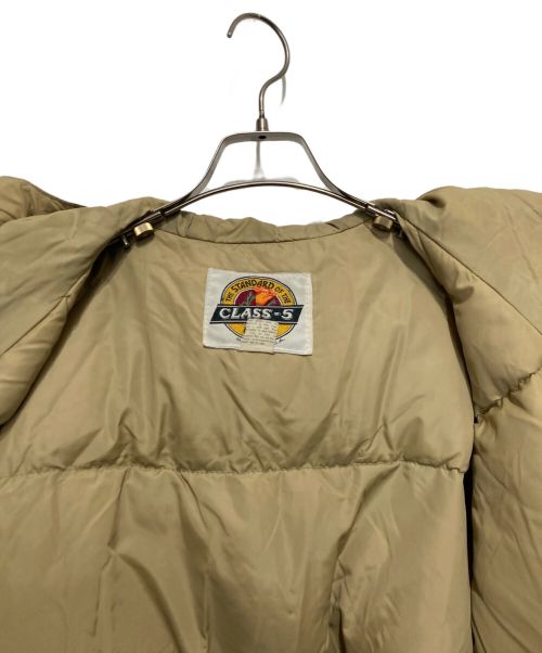 class-5（クラスファイブ）CLASS-5 (クラスファイブ) 70’s フード付きダウンジャケット カーキ サイズ:Lの古着・服飾アイテム