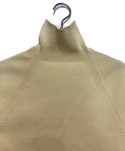 ETRE TOKYO（エトレトウキョウ）ETRE TOKYO (エトレトウキョウ) ホールガーメントタートルニットプルオーバー イエロー サイズ:FREEの古着・服飾アイテム