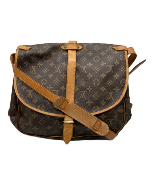 LOUIS VUITTON（ルイ ヴィトン）LOUIS VUITTON (ルイ ヴィトン)  モノグラム ソミュール35 ショルダーバッグ ブラウンの古着・服飾アイテム