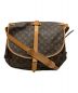 LOUIS VUITTON (ルイ ヴィトン)  モノグラム ソミュール35 ショルダーバッグ ブラウン：40000円