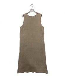 URBAN RESEARCH DOORS（アーバンリサーチドアーズ）の古着「コットンラップライクストレートワンピース」｜ベージュ