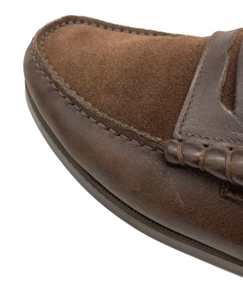 PARABOOT（パラブーツ）PARABOOT (パラブーツ) CORAUX MARINE ペニーローファー ブラウン サイズ:不明の古着・服飾アイテム