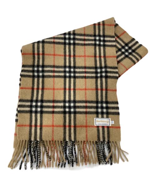 Burberry's（バーバリー）Burberry's (バーバリーズ) カシミヤストール ブラウンの古着・服飾アイテム