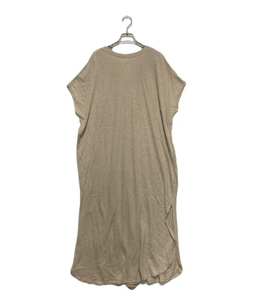 ARGUE（アーギュ）ARGUE (アーギュ) リネン混ワンピース ベージュ サイズ:FREEの古着・服飾アイテム