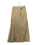 GALERIE VIEギャルリーヴィー）の古着「ラップスカート」｜ベージュ