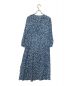 NOLLEY'S (ノーリーズ) 花柄ワンピース ブルー サイズ:36 未使用品：2980円