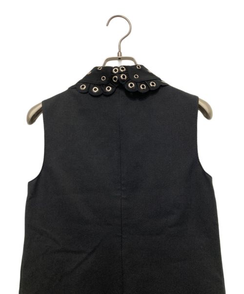 RED VALENTINO（レッドヴァレンティノ）RED VALENTINO (レッドヴァレンティノ) ノースリーブワンピース ブラック サイズ:SIZE38の古着・服飾アイテム