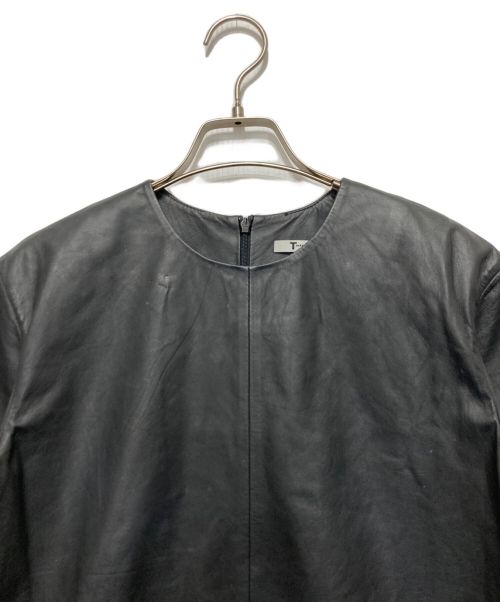 T by ALEXANDER WANG（ティーバイアレキサンダーワン）T by ALEXANDER WANG (ティーバイアレキサンダーワン) レザーワンピース ブラック サイズ:SIZE2の古着・服飾アイテム