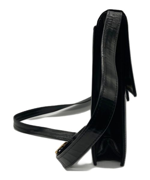Yves Saint Laurent（イヴサンローラン）Yves Saint Laurent (イヴサンローラン) ショルダーバッグ ブラックの古着・服飾アイテム