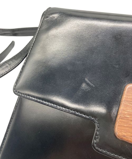 Yves Saint Laurent（イヴサンローラン）Yves Saint Laurent (イヴサンローラン) ショルダーバッグ ブラックの古着・服飾アイテム