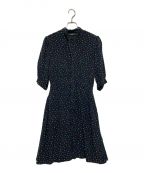 DIESELディーゼル）の古着「総柄ワンピース」｜ブラック