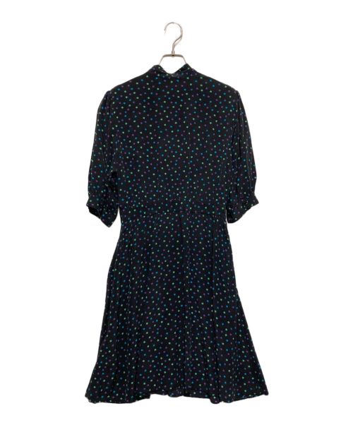 DIESEL（ディーゼル）DIESEL (ディーゼル) 総柄ワンピース ブラック サイズ:Sの古着・服飾アイテム