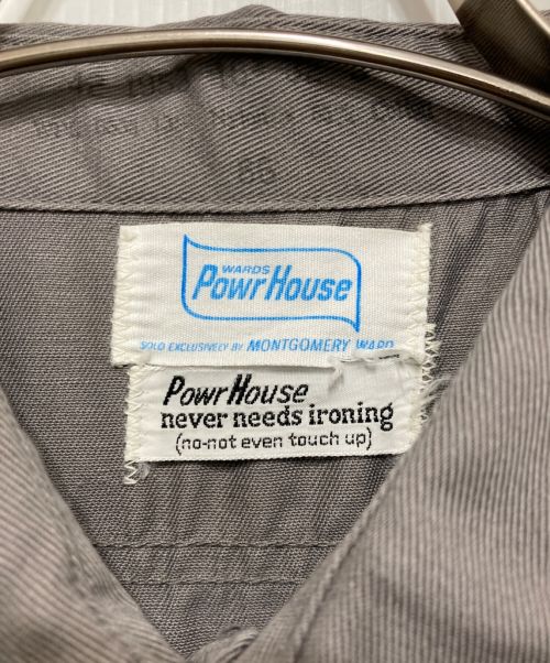 powr house（パワーハウス）powr house (パワーハウス) シャツ グレー サイズ:SIZE 86の古着・服飾アイテム