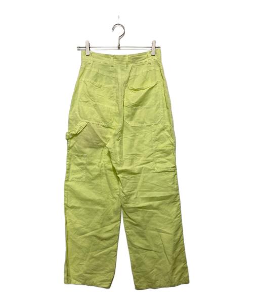 Spick and Span（スピックアンドスパン）Spick and Span (スピックアンドスパン) ガーメントダイシリンダルペインターパンツ イエロー サイズ:SIZE36の古着・服飾アイテム