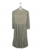 CELFORDセルフォード）の古着「レースロングワンピース」｜ブルー