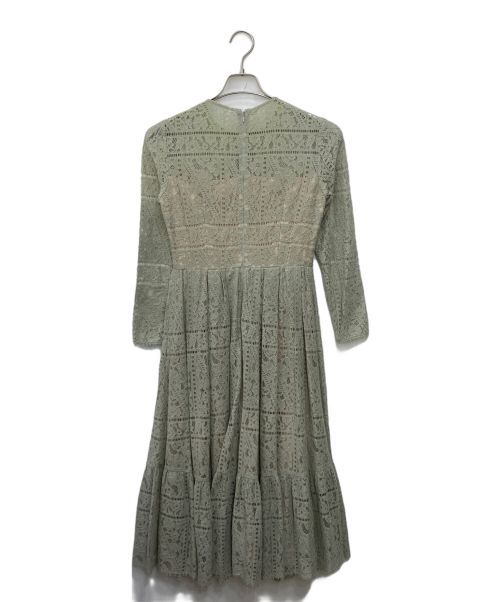 CELFORD（セルフォード）CELFORD (セルフォード) レースロングワンピース ブルー サイズ:SIZE36の古着・服飾アイテム