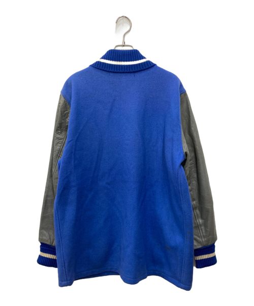 COLEMAN Knitting MILLS（コールマンニッティングミルズ）COLEMAN Knitting MILLS (コールマンニッティングミルズ) スタジャン ブルー サイズ:SIZE40の古着・服飾アイテム