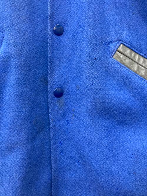 COLEMAN Knitting MILLS（コールマンニッティングミルズ）COLEMAN Knitting MILLS (コールマンニッティングミルズ) スタジャン ブルー サイズ:SIZE40の古着・服飾アイテム