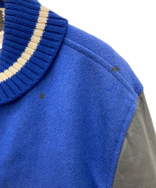 COLEMAN Knitting MILLS（コールマンニッティングミルズ）COLEMAN Knitting MILLS (コールマンニッティングミルズ) スタジャン ブルー サイズ:SIZE40の古着・服飾アイテム