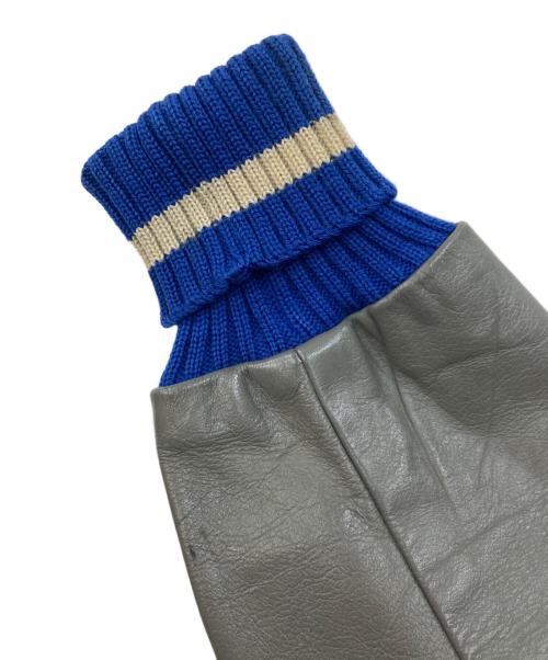 COLEMAN Knitting MILLS（コールマンニッティングミルズ）COLEMAN Knitting MILLS (コールマンニッティングミルズ) スタジャン ブルー サイズ:SIZE40の古着・服飾アイテム