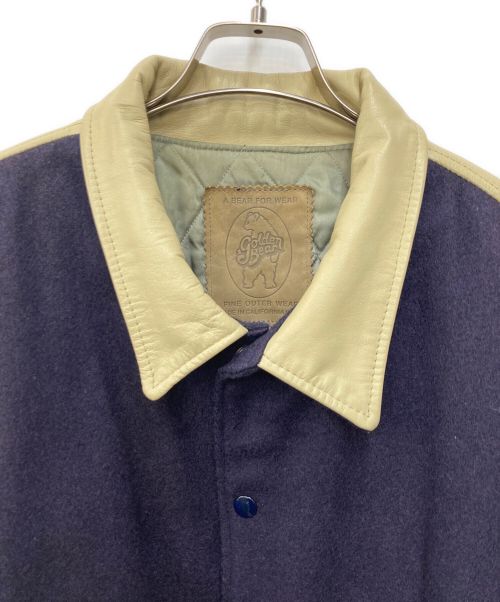 Golden Bear（ゴールデンベア）Golden Bear (ゴールデンベア) スタジャン ネイビー サイズ:Mの古着・服飾アイテム