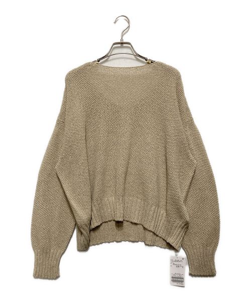 Spick and Span（スピックアンドスパン）Spick and Span (スピックアンドスパン) ペーパーヤーン 2Way プルオーバー アイボリー サイズ:FREEの古着・服飾アイテム