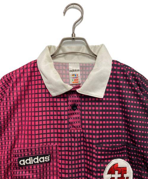 adidas（アディダス）adidas (アディダス) 90'sゲームシャツ パープル サイズ:Lの古着・服飾アイテム