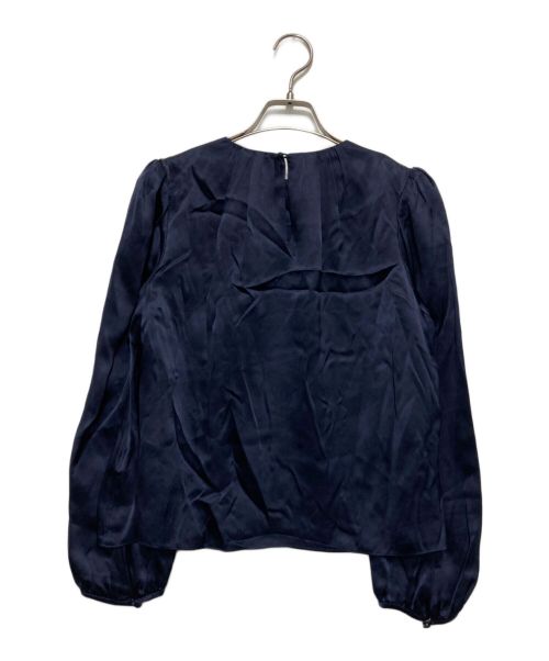 CELFORD（セルフォード）CELFORD (セルフォード) ウォッシャブルシルクブラウス ネイビー サイズ:SIZE38の古着・服飾アイテム