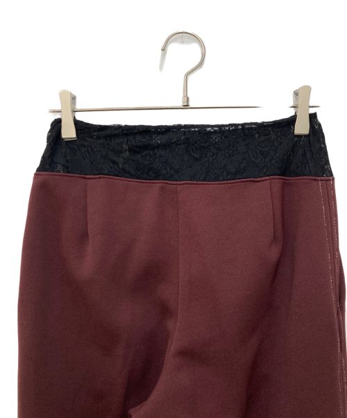 HER LIP TO（ハーリップトゥ）Her lip to (ハーリップトゥ) パンツ ボルドー サイズ:Mの古着・服飾アイテム