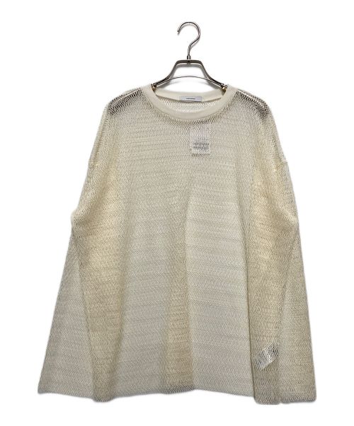 JOURNAL STANDARD（ジャーナルスタンダード）JOURNAL STANDARD (ジャーナルスタンダード) バイカラーネットビッグプルオーバー アイボリー サイズ:FREEの古着・服飾アイテム