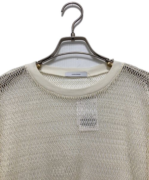 JOURNAL STANDARD（ジャーナルスタンダード）JOURNAL STANDARD (ジャーナルスタンダード) バイカラーネットビッグプルオーバー アイボリー サイズ:FREEの古着・服飾アイテム