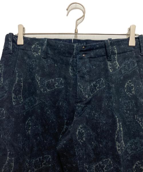 INCOTEX（インコテックス）INCOTEX (インコテックス) 総柄パンツ ネイビー サイズ:SIZE46の古着・服飾アイテム