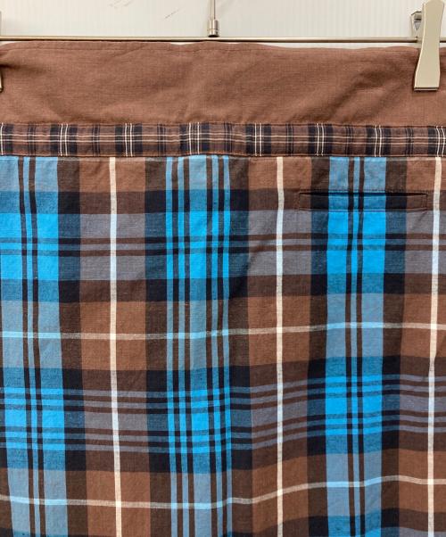 HaaT（ハート）Haat (ハート イッセイ ミヤケ) ラップスカート ブラウン サイズ:3の古着・服飾アイテム
