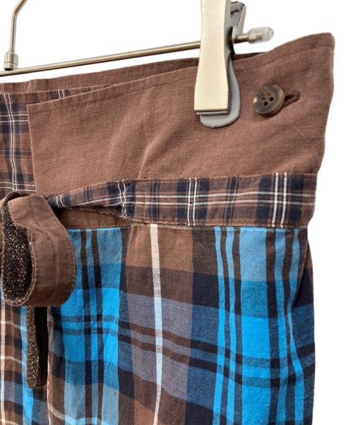 HaaT（ハート）Haat (ハート イッセイ ミヤケ) ラップスカート ブラウン サイズ:3の古着・服飾アイテム