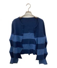 HaaT（ハート）の古着「ニットカーディガン」｜ブルー