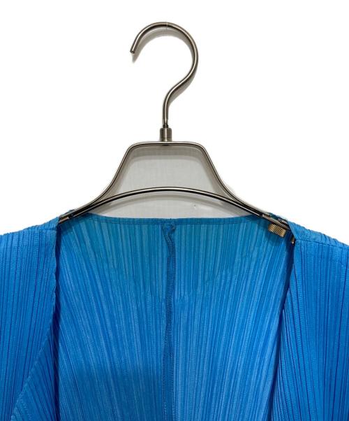 PLEATS PLEASE（プリーツプリーズ）PLEATS PLEASE (プリーツプリーズ) プリーツベスト ブルー サイズ:3の古着・服飾アイテム