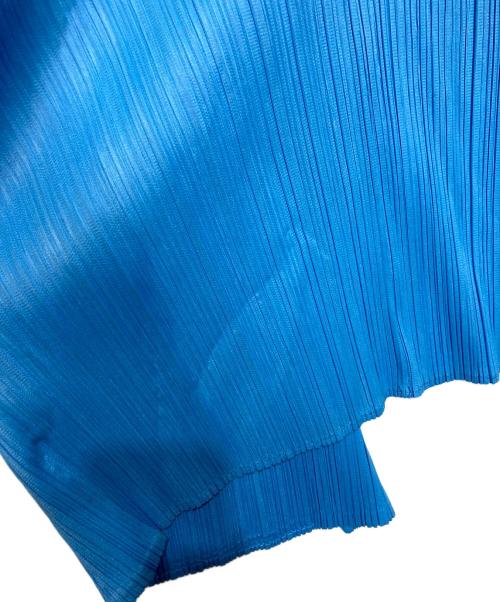 PLEATS PLEASE（プリーツプリーズ）PLEATS PLEASE (プリーツプリーズ) プリーツベスト ブルー サイズ:3の古着・服飾アイテム