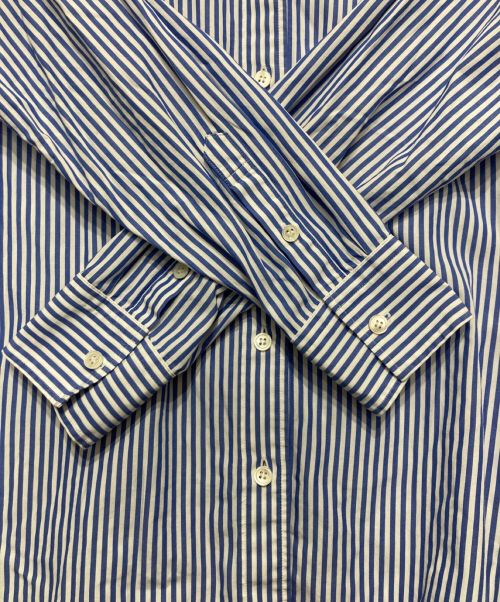 23区（ニジュウサンク）23区 (ニジュウサンク) CANCLINI ベーシックシャツ ブルー サイズ:36の古着・服飾アイテム