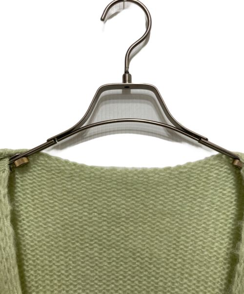 HER LIP TO（ハーリップトゥ）HER LIP TO (ハーリップトゥ) Mohair-blend Knit Pullover　モヘアブレンドニットプルオーバー グリーン サイズ:FREE 未使用品の古着・服飾アイテム