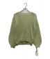HER LIP TO (ハーリップトゥ) Mohair-blend Knit Pullover　モヘアブレンドニットプルオーバー グリーン サイズ:FREE 未使用品：4000円