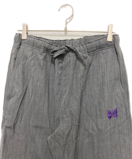 Needles（ニードルズ）Needles (ニードルズ) String Work Pant - W/R Gabadine Twill グレー サイズ:Sの古着・服飾アイテム