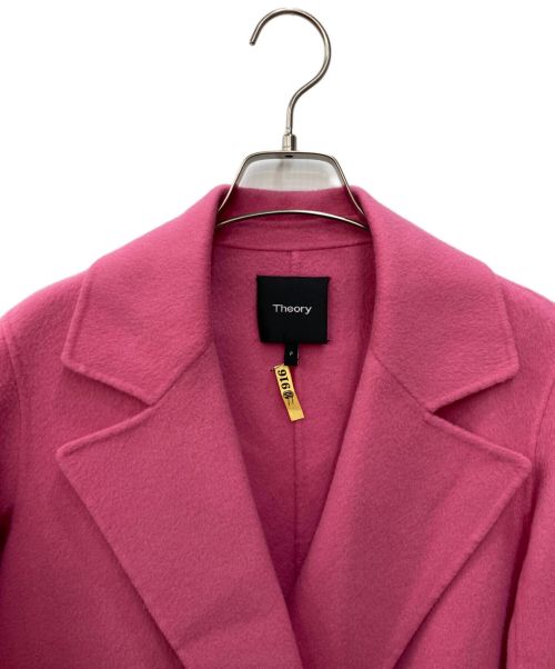 theory（セオリー）theory (セオリー) NEW.DIVIDE/BOY.COAT ピンク サイズ:SIZEPの古着・服飾アイテム