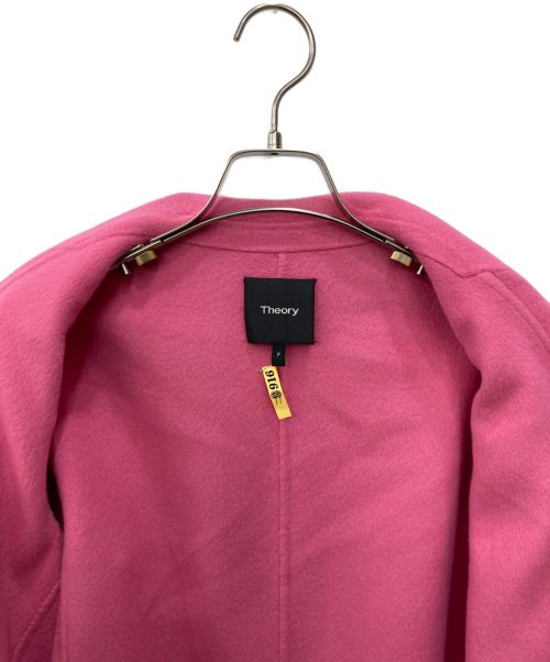 theory（セオリー）theory (セオリー) NEW.DIVIDE/BOY.COAT ピンク サイズ:SIZEPの古着・服飾アイテム