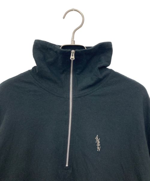 Americana（アメリカーナ）Americana (アメリカーナ) ハーフジップシャツ ブラック サイズ:不明の古着・服飾アイテム